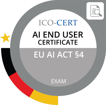 ICO-CERT AI End User Certificate, EU AI Act §4