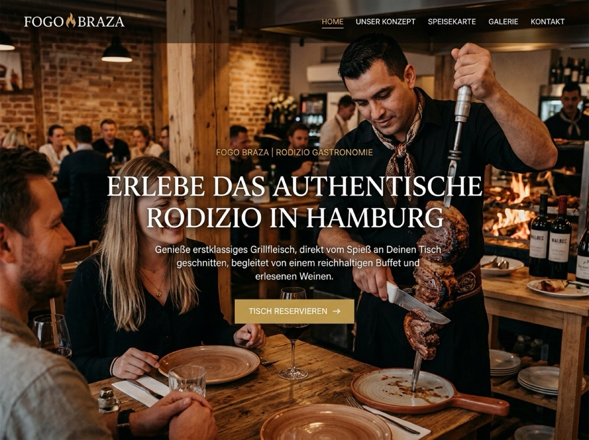 Beispiel-Website Restaurant